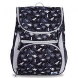 BA LÔ ĐẢO KHỦNG LONG - XÁM - CLEVER HIPPO BFD1101